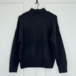 Madewell Dillon Women's V-Neck Black Sweater